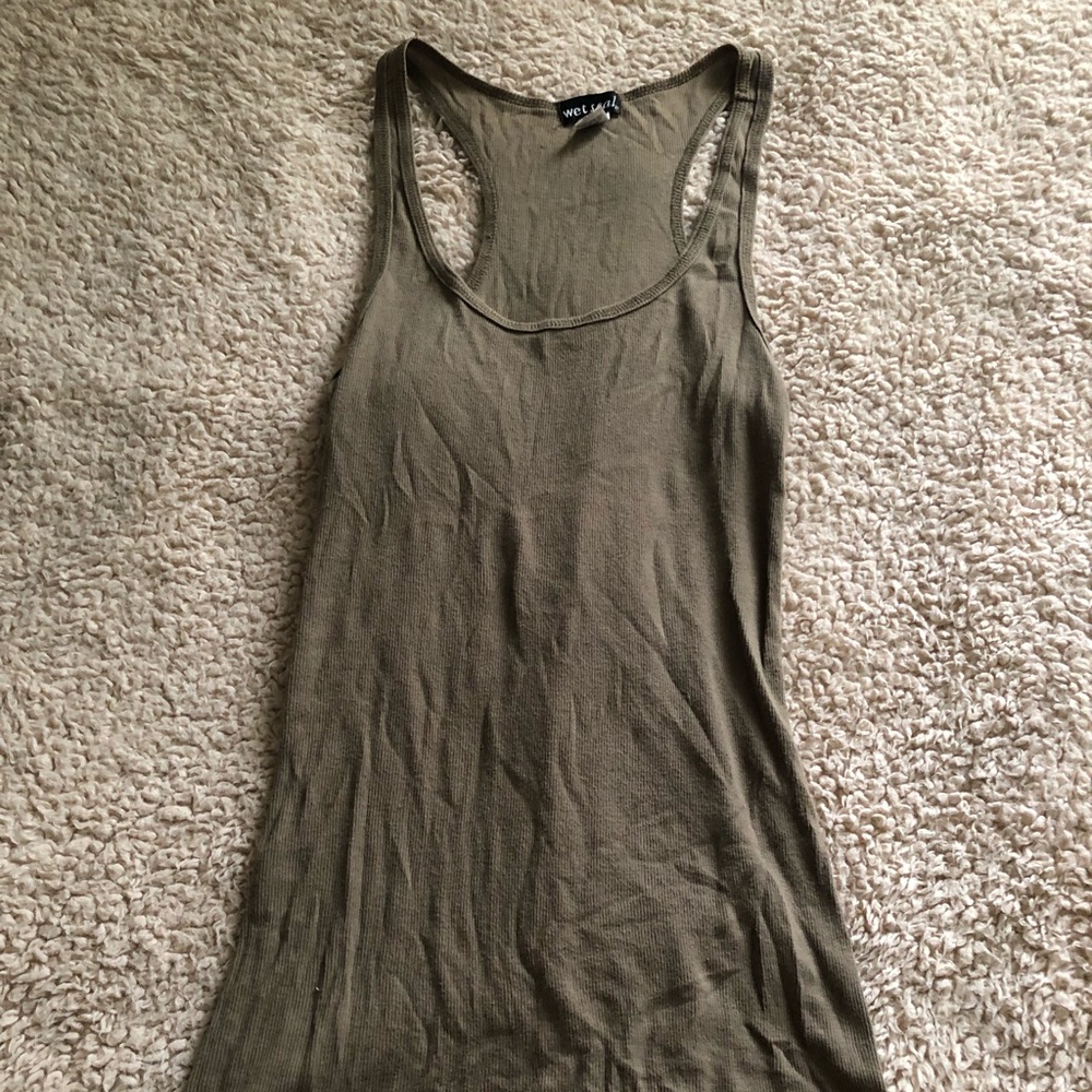 Forest Green Wet Seal Tank Top